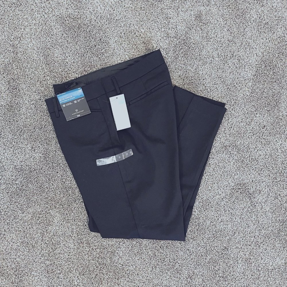 Worthington Slim Ankle Black Pants NWT